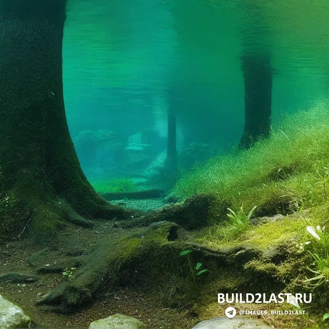 Gruner See, озеро в Альпах с подводным парком и природными достопримечательностями в Австрии.